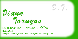 diana tornyos business card